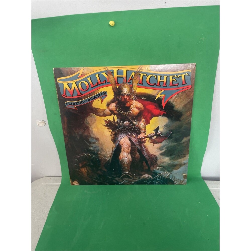 MOLLY HATCHET Flirtin' With Disaster EPIC LP Vinyl is NM Awesome condition
